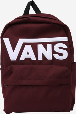 Zaino 'Old Skool' di VANS in rosso: frontale