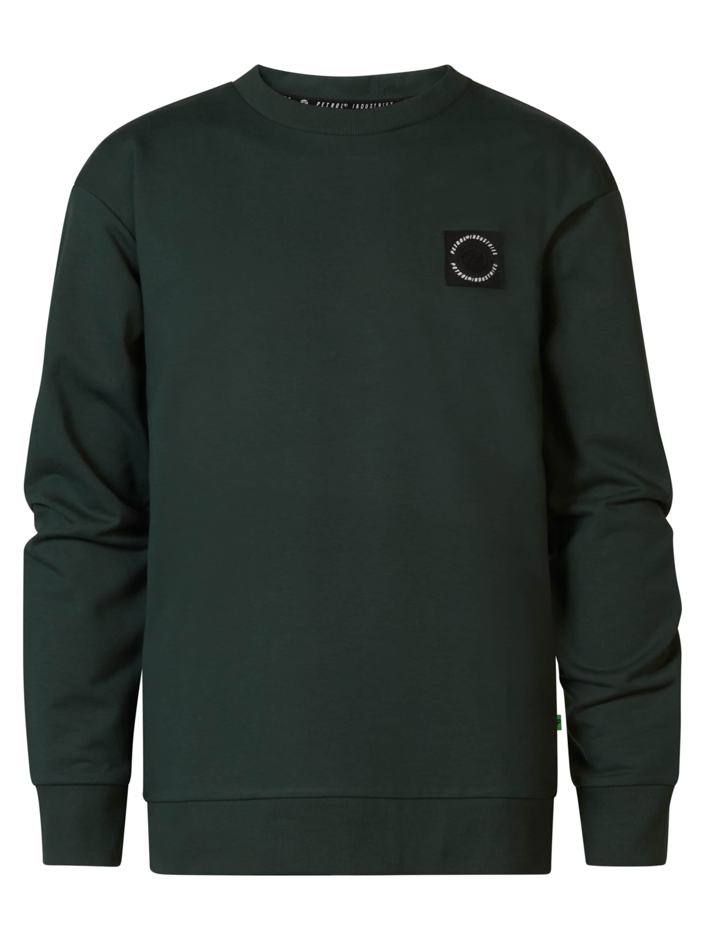 Petrol Industries Sweatshirt in Grün: Vorderseite