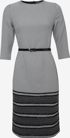 Madam-T Sheath Dress 'TROPICANA' in Grey: front