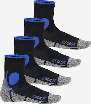 cflex Sportsocken in Blau: Vorderseite