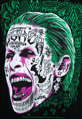 LOGOSHIRT Shirt 'Suicide Squad-Joker' in Schwarz