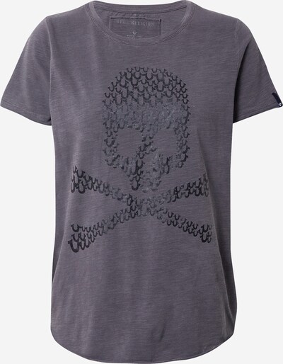 True Religion T-shirt 'SKULL' i mörkgrå / svart, Produktvy