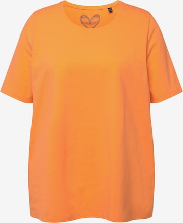 T-shirt Ulla Popken en orange : devant