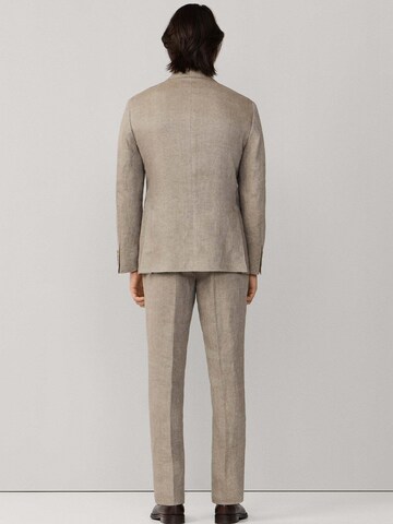 Hackett London Regular Fit Sakko 'DELAVE HOPSACK' in Beige