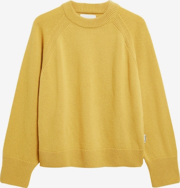 Pull-over ARMEDANGELS en jaune : devant