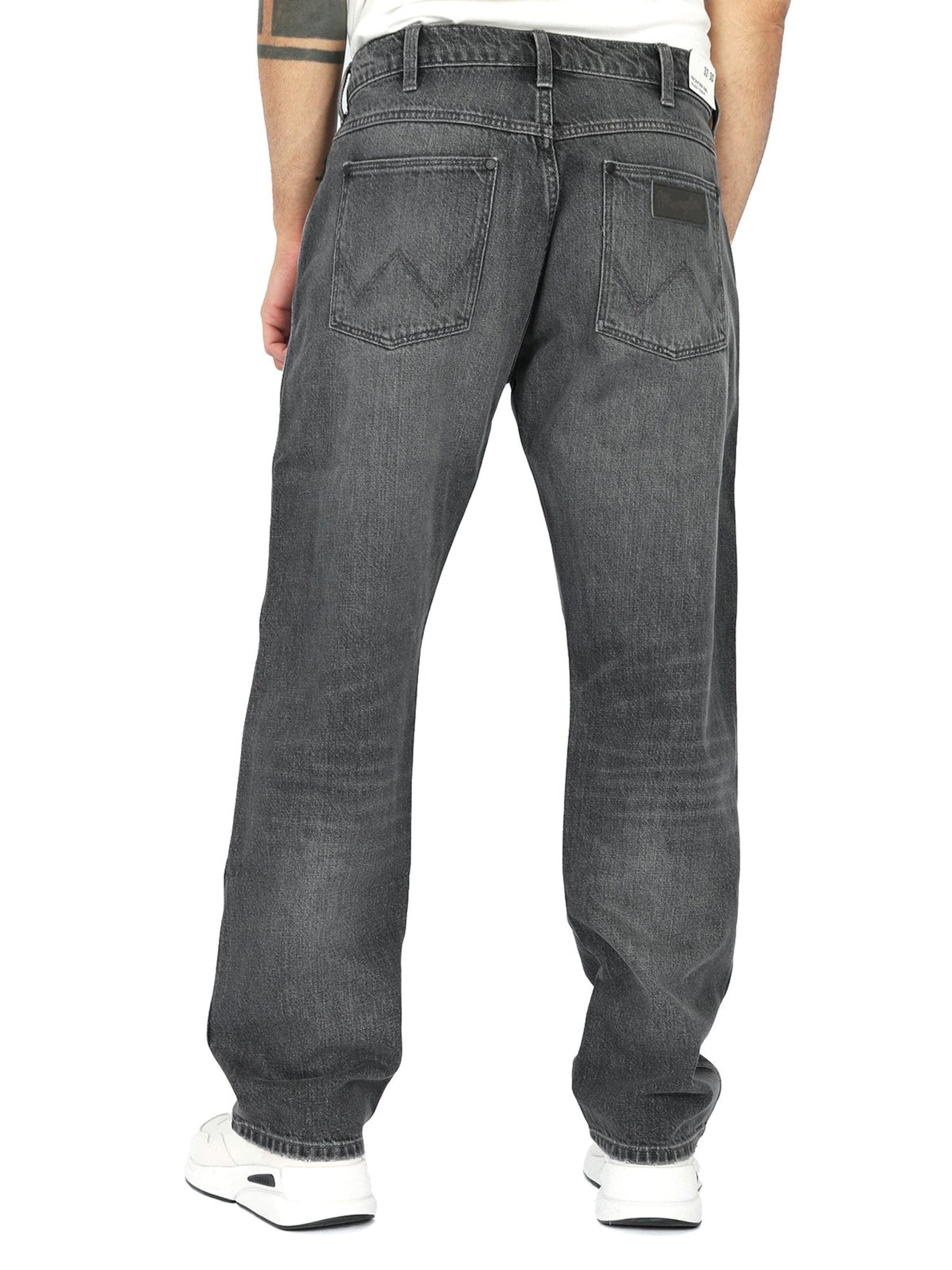 WRANGLER Lużny krój Jeansy 'RELAXED FRONTIER' w kolorze szary
