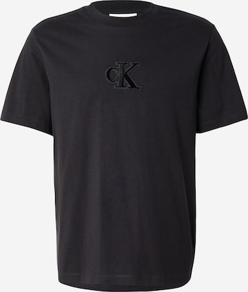 T-shirt Calvin Klein Jeans en noir : devant