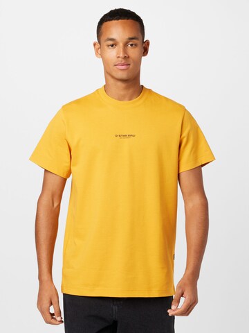 G-Star RAW Majica | rumena barva: sprednja stran