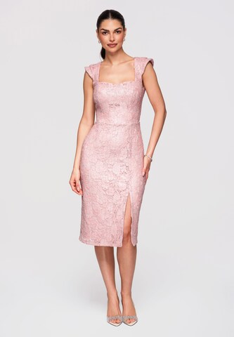 Robe de cocktail Ombre en rose