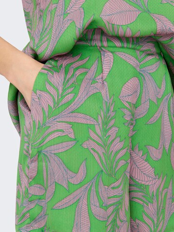 ONLY regular Παντελόνι πλισέ 'CHELSEA' σε πράσινο