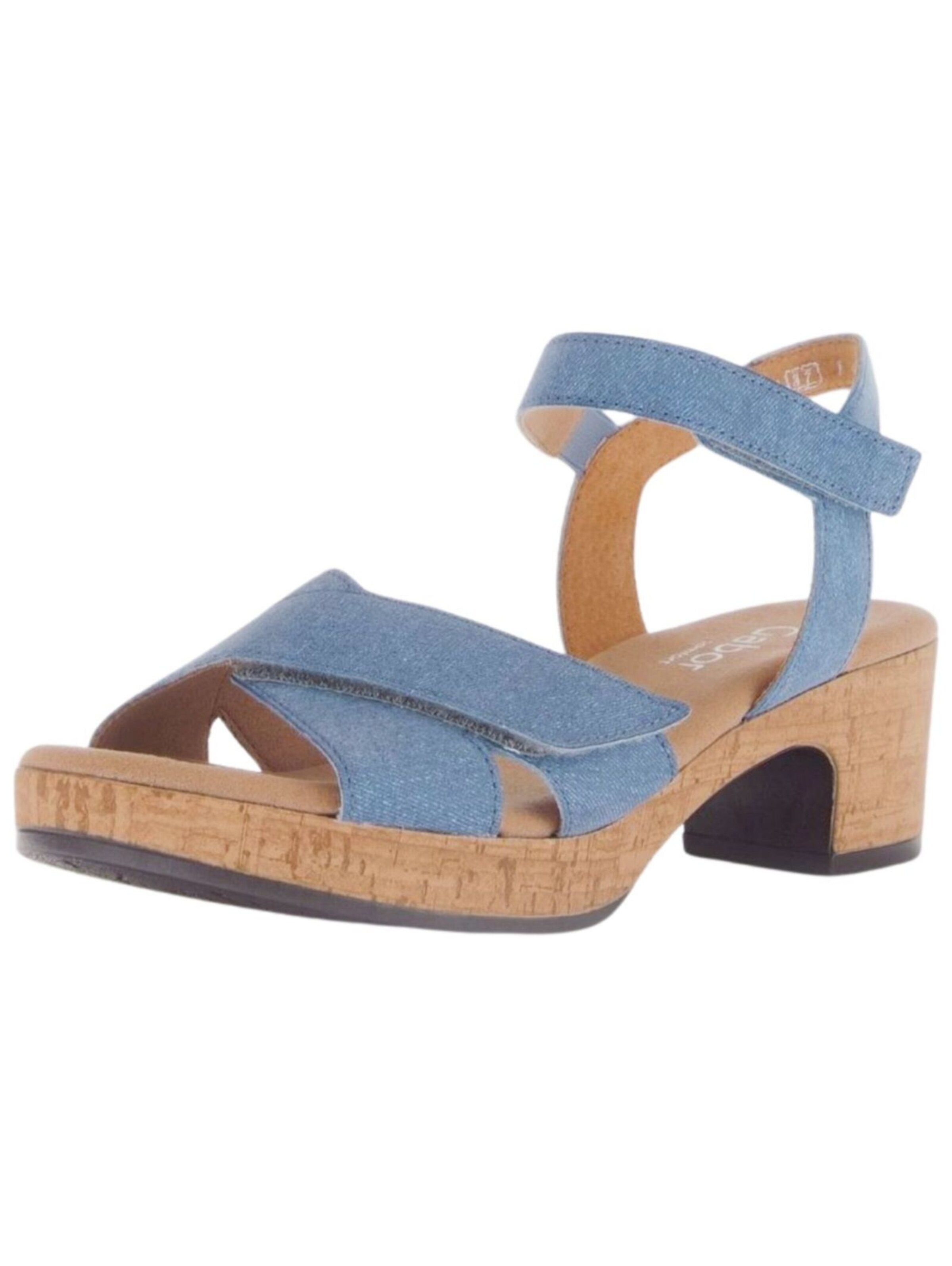 Sandalo di GABOR in blu: frontale