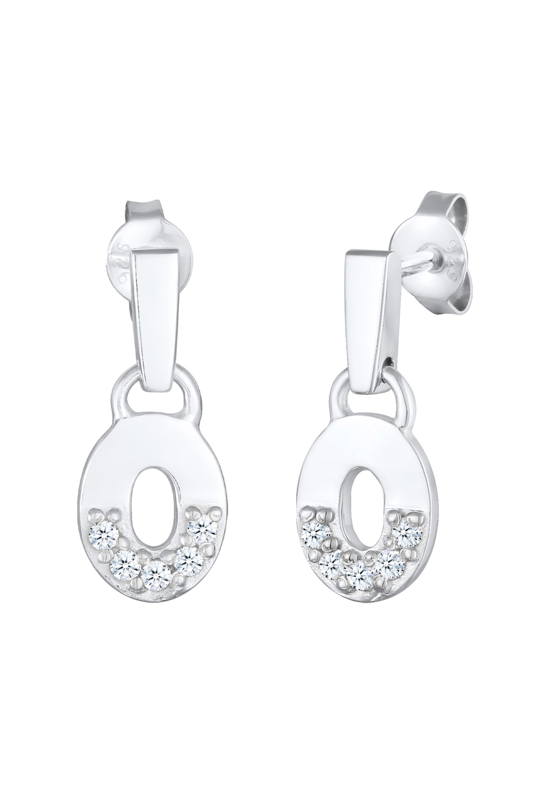 Elli DIAMONDS Earrings in Silver: front