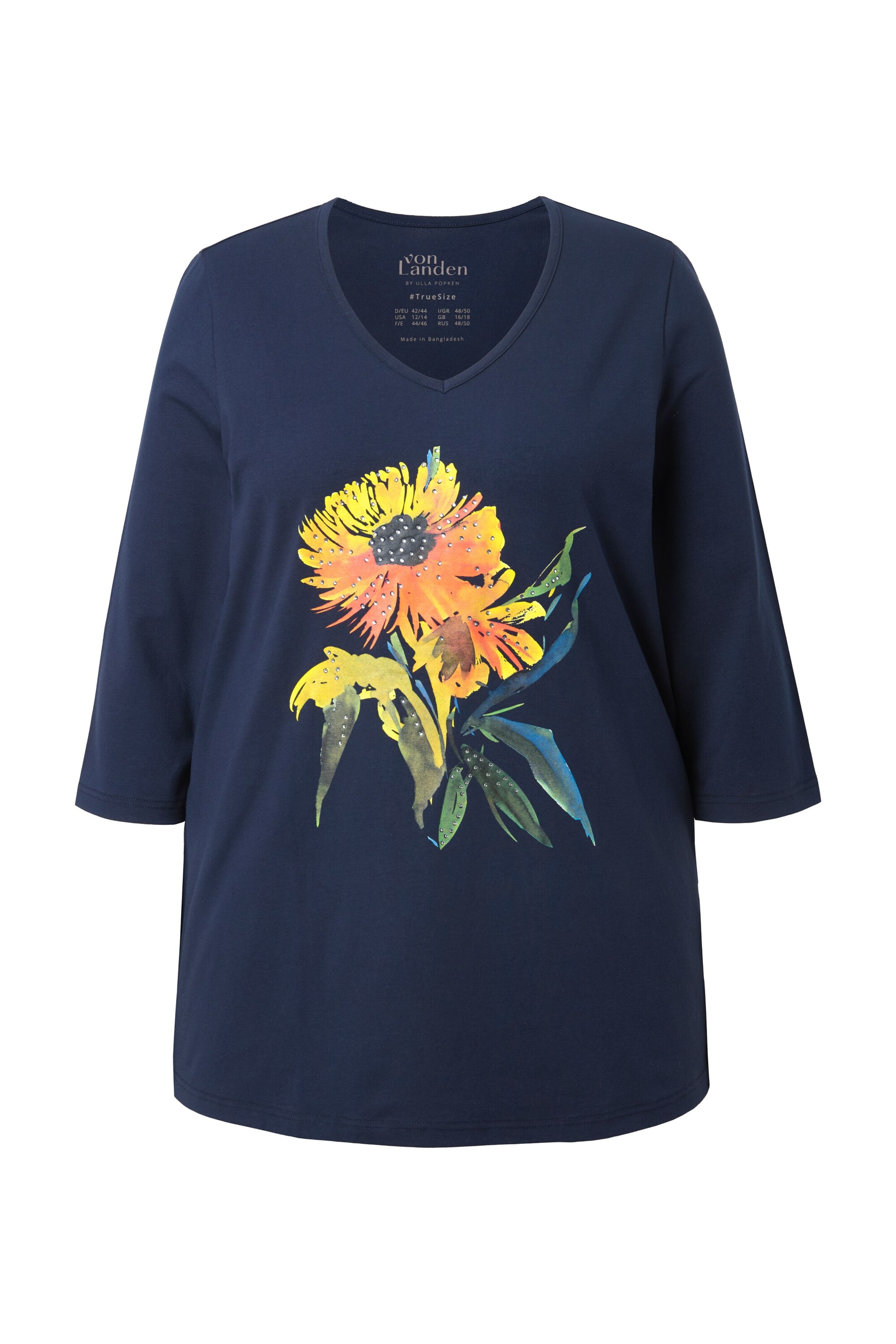 Ulla Popken Shirt in Blue: front