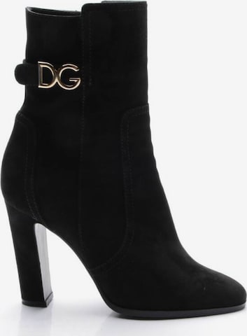 DOLCE & GABBANA Stiefeletten 37,5 in Schwarz: predná strana