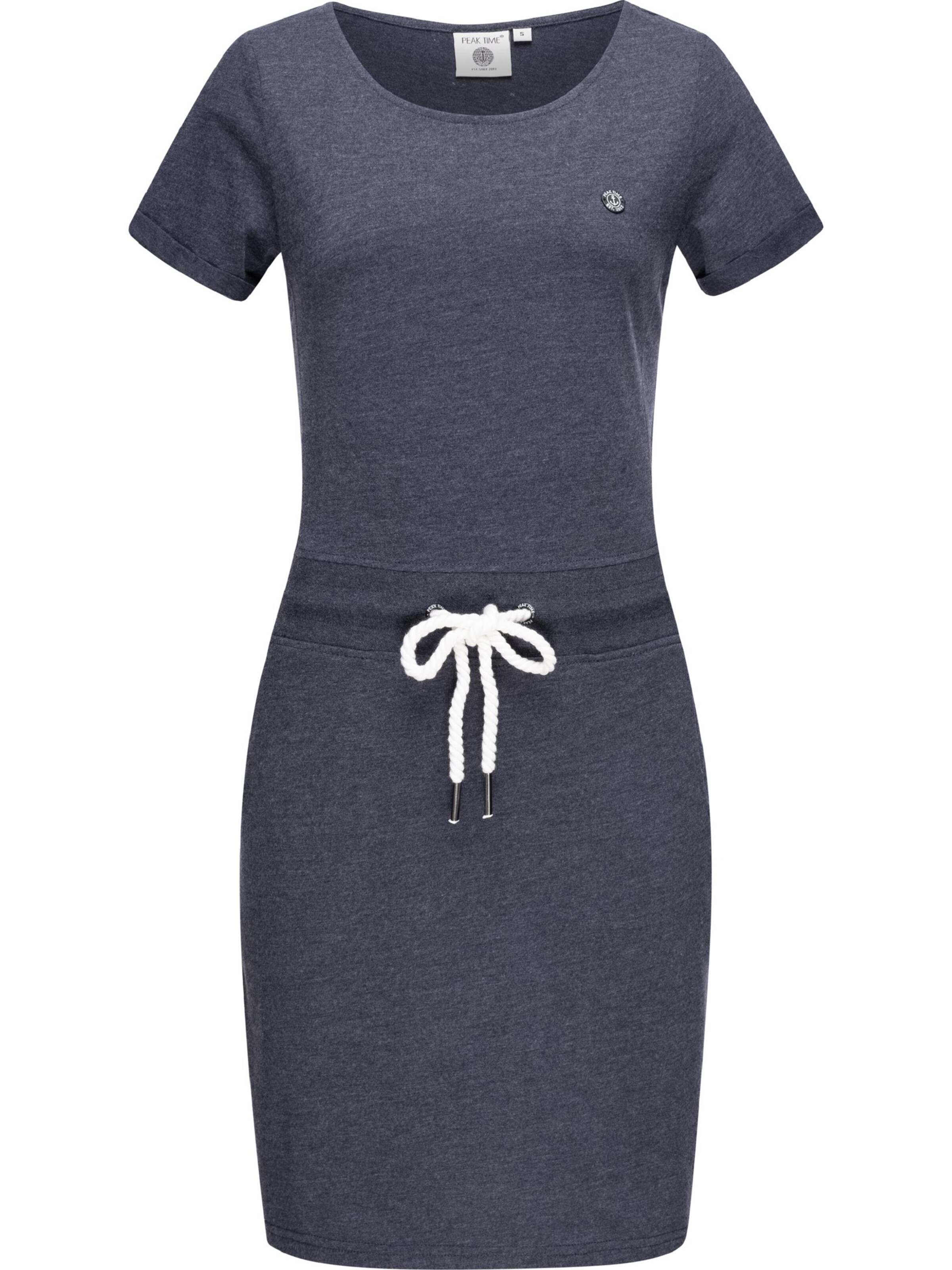 Robe fourreau Peak Time en bleu : devant