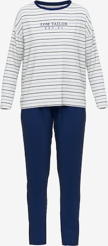 mėlyna TOM TAILOR Pižama 'Zaria': priekis