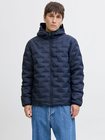 JACK & JONES Winterjas in Blauw: voorkant