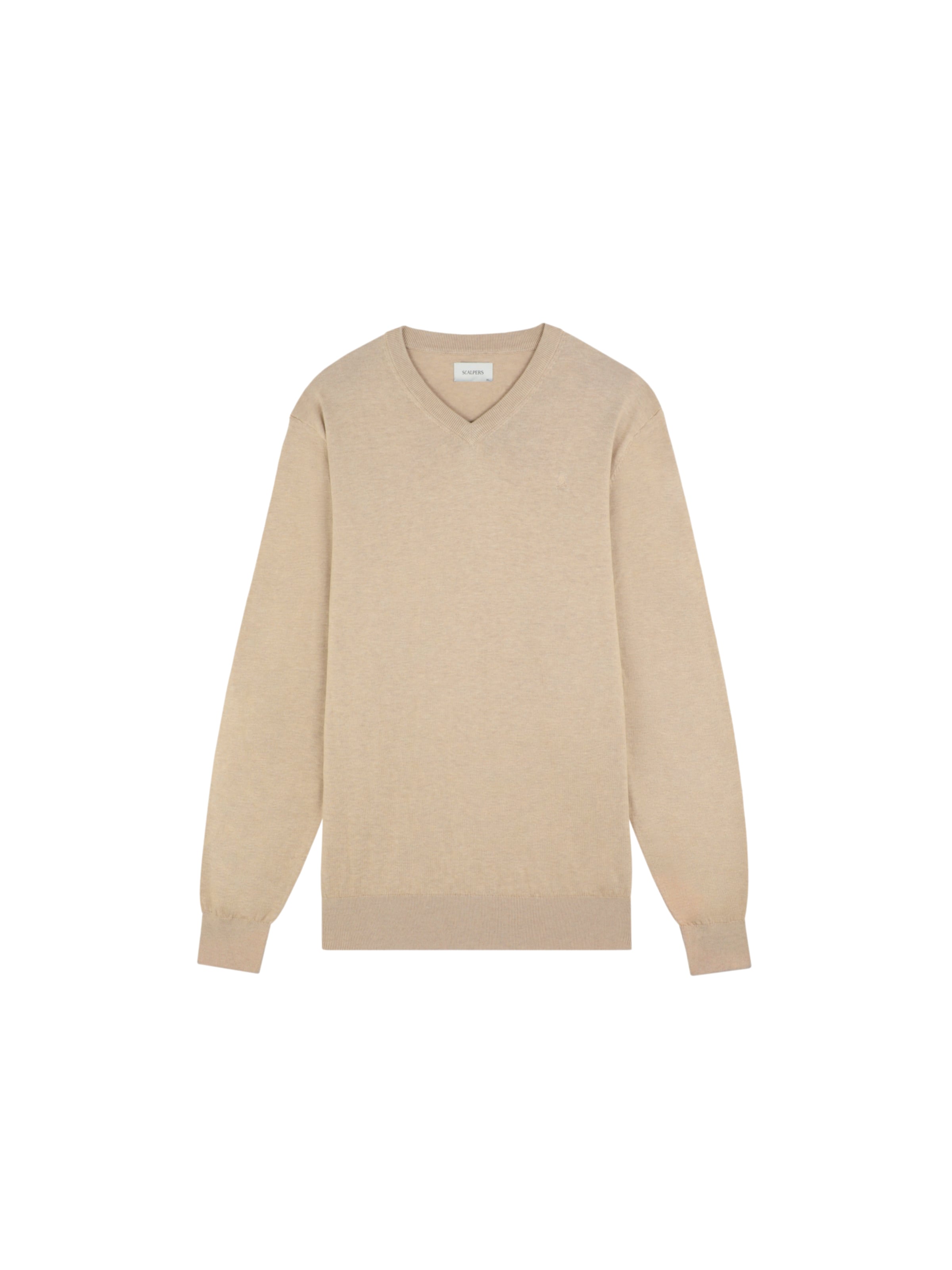 Scalpers Sweater ' ' in Beige: front
