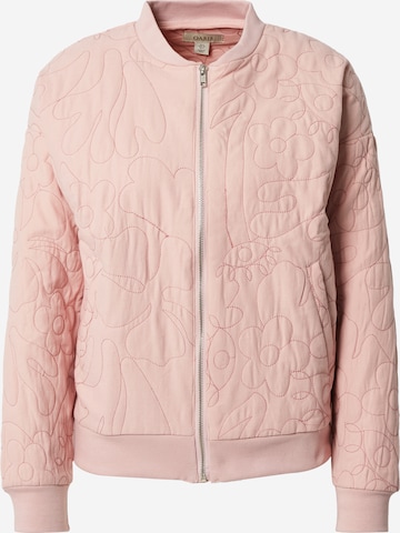 Oasis Between-Season Jacket in Pink: front