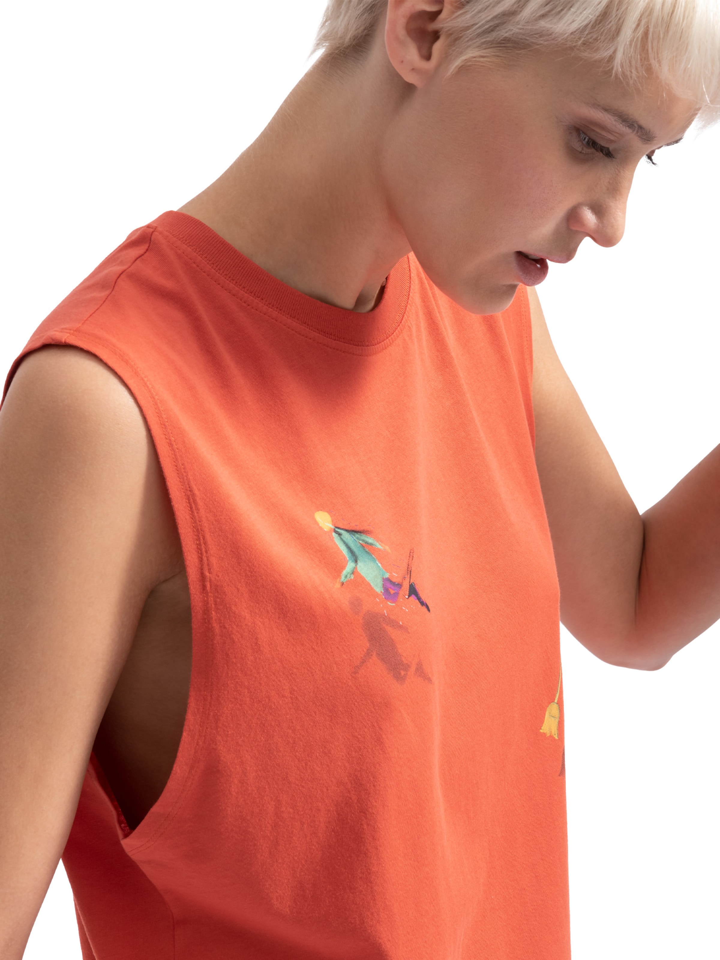 Kaft Top 'Lentaa' in Orange