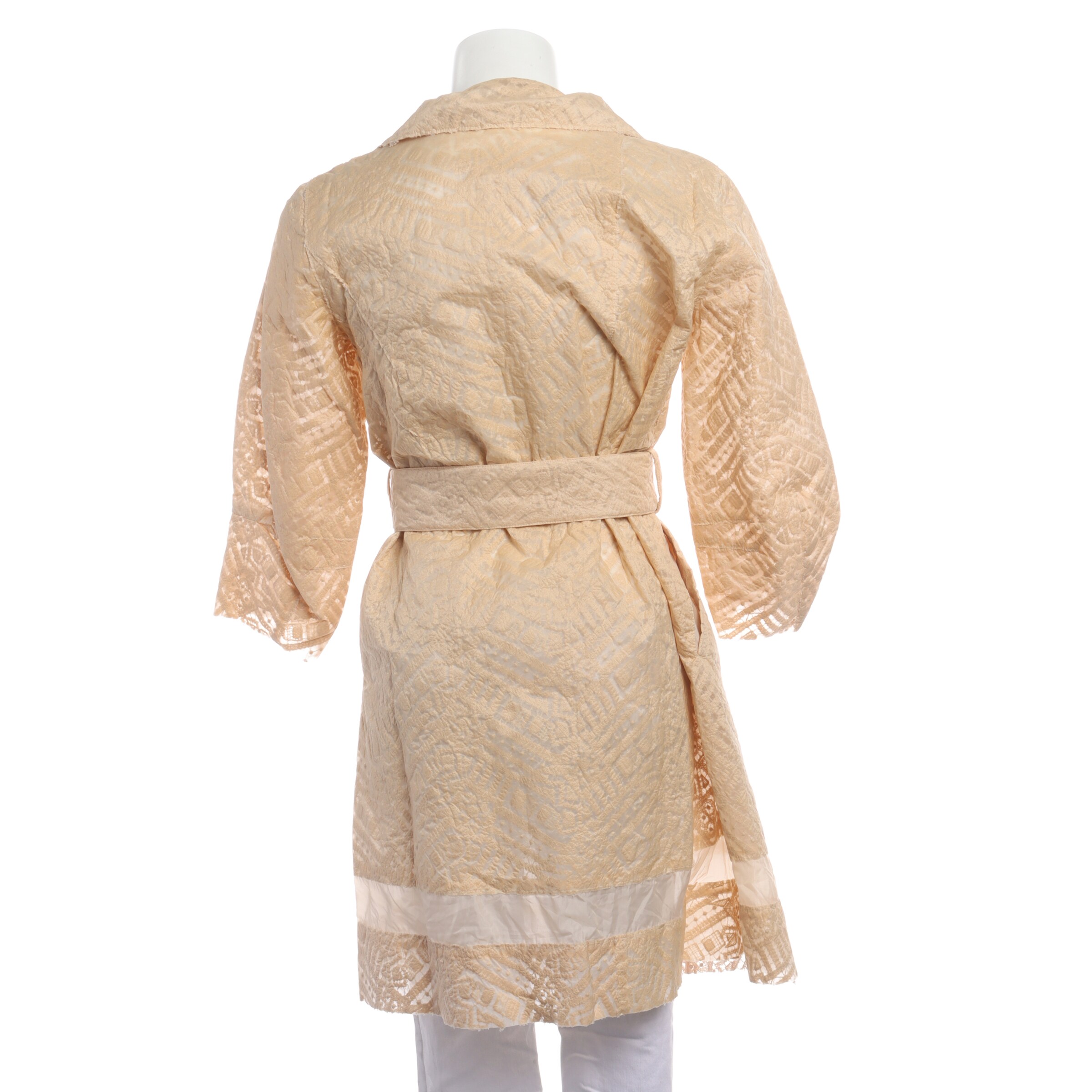 Ermanno Scervino Jacket & Coat in S in White