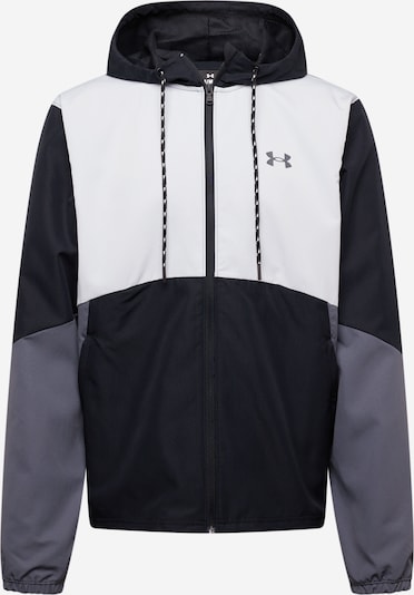 UNDER ARMOUR Veste de sport 'Legacy' en gris foncé / noir / blanc, Vue avec produit