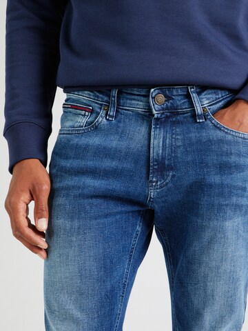 Coupe slim Jean 'Scanton' Tommy Jeans en bleu