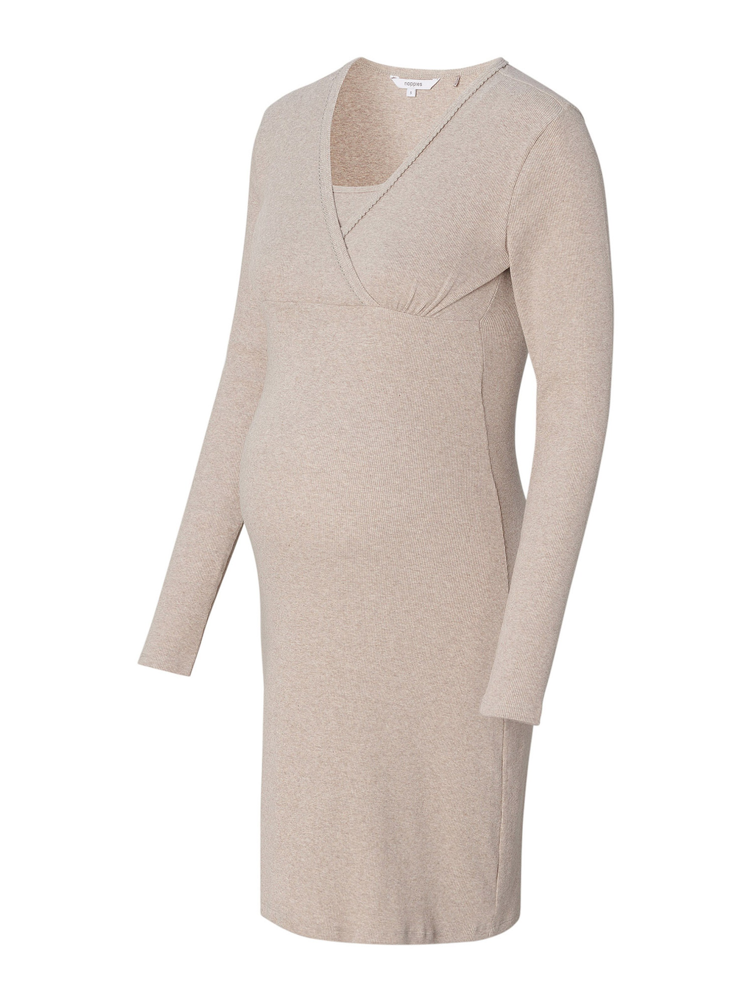 Noppies Nachthemd 'Alisa' in Beige: voorkant