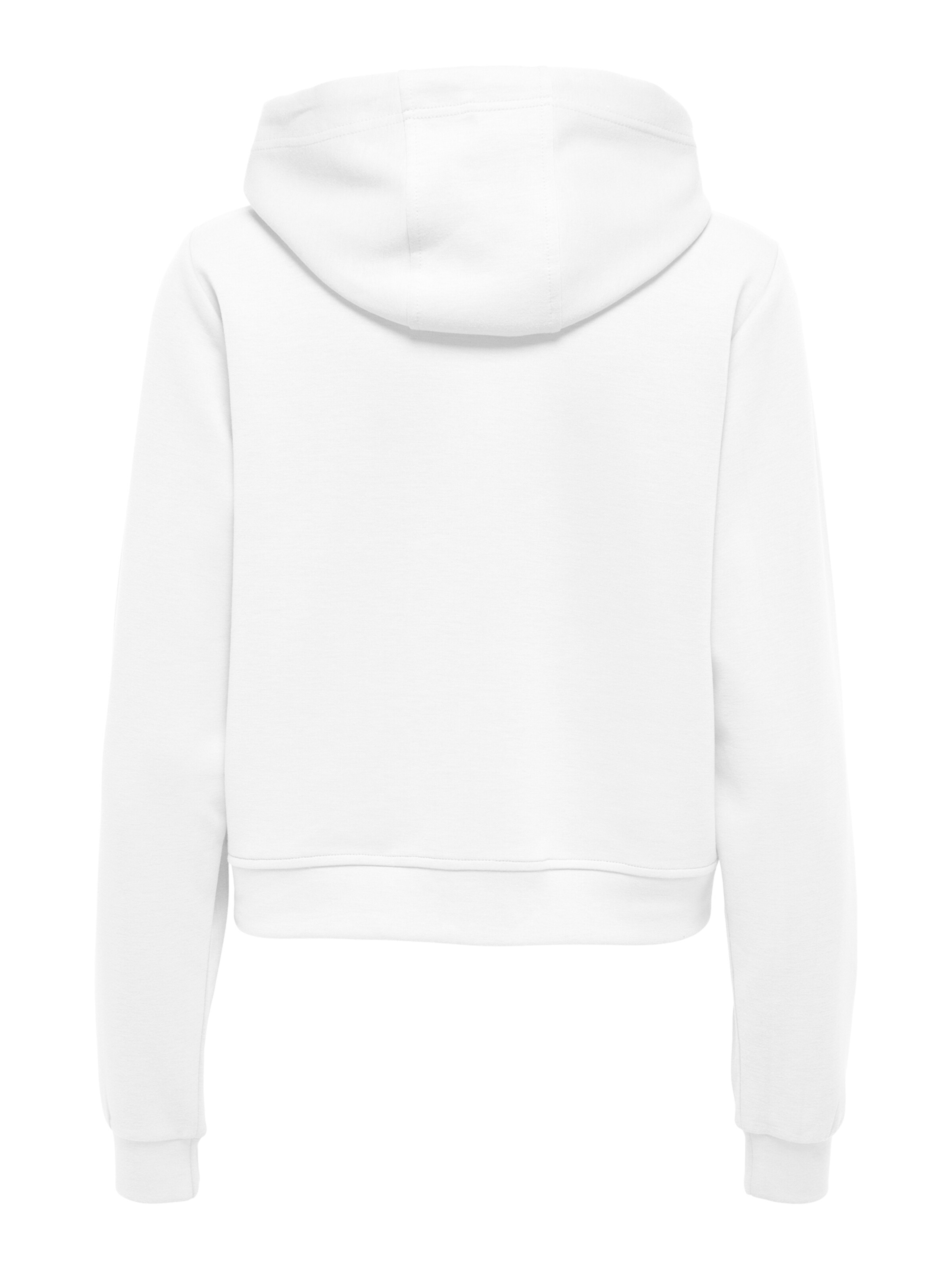 ONLY PLAY Athletic Zip-Up Hoodie in White