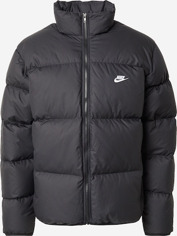 Veste d’hiver 'Club' Nike Sportswear en noir : devant