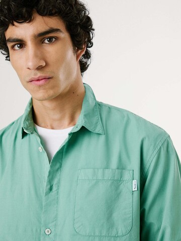 Pepe Jeans Comfort Fit Hemd 'Cliff' in Grün