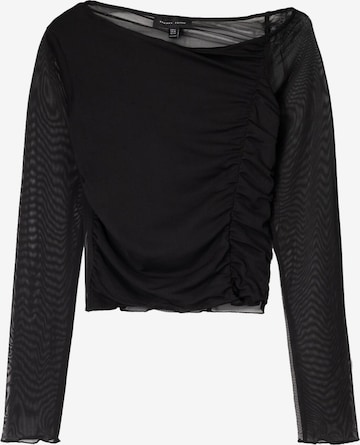 Bershka Blouse in Black: front