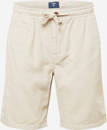 Superdry Broek in Beige: voorkant