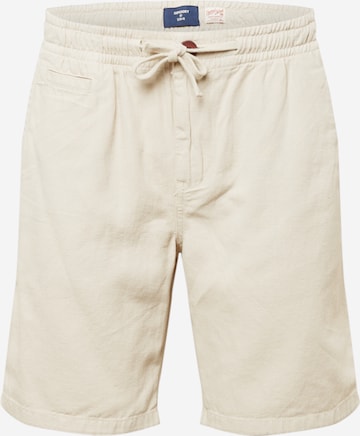 Superdry - Pantalón en beige: frente