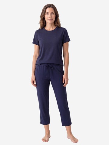 SCHIESSER Pajama 'Mix & Relax' in Blue