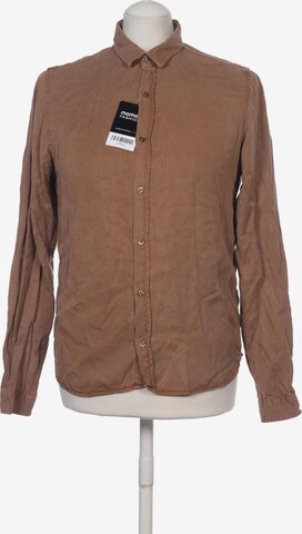 The Kooples Button Up Shirt in S in Brown: front