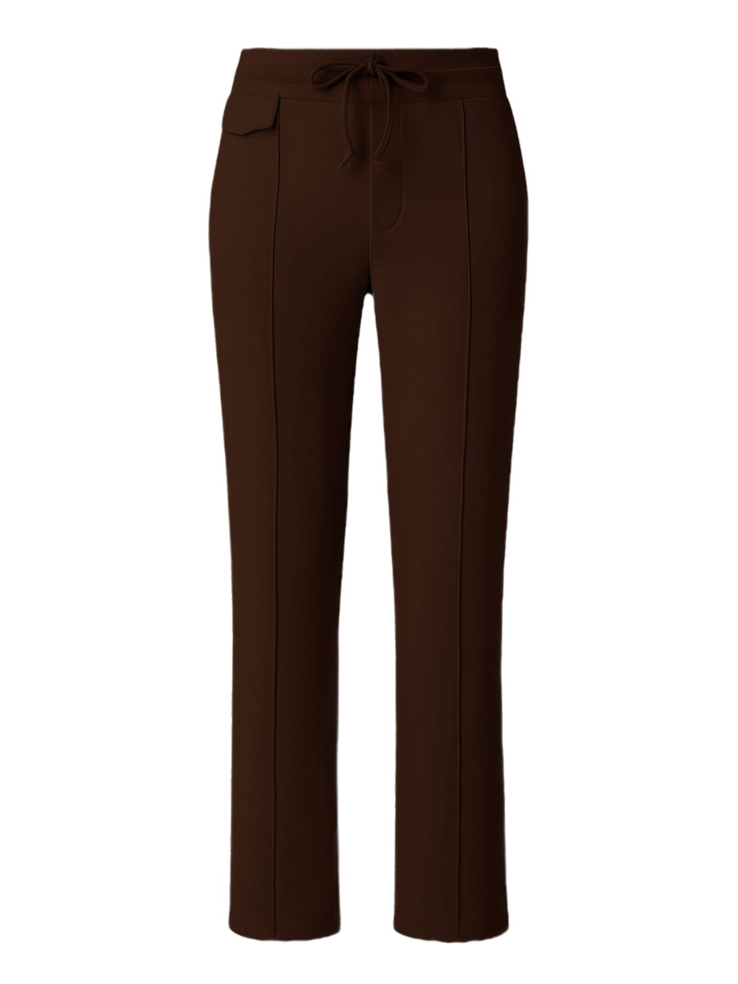 UNIQVIBE Slim fit Pants in Brown: front