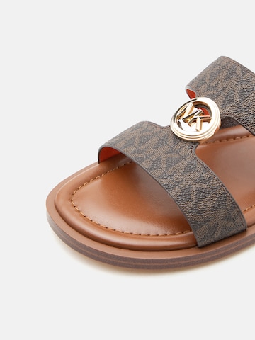 MICHAEL Michael Kors Papucs 'ERIN' - barna