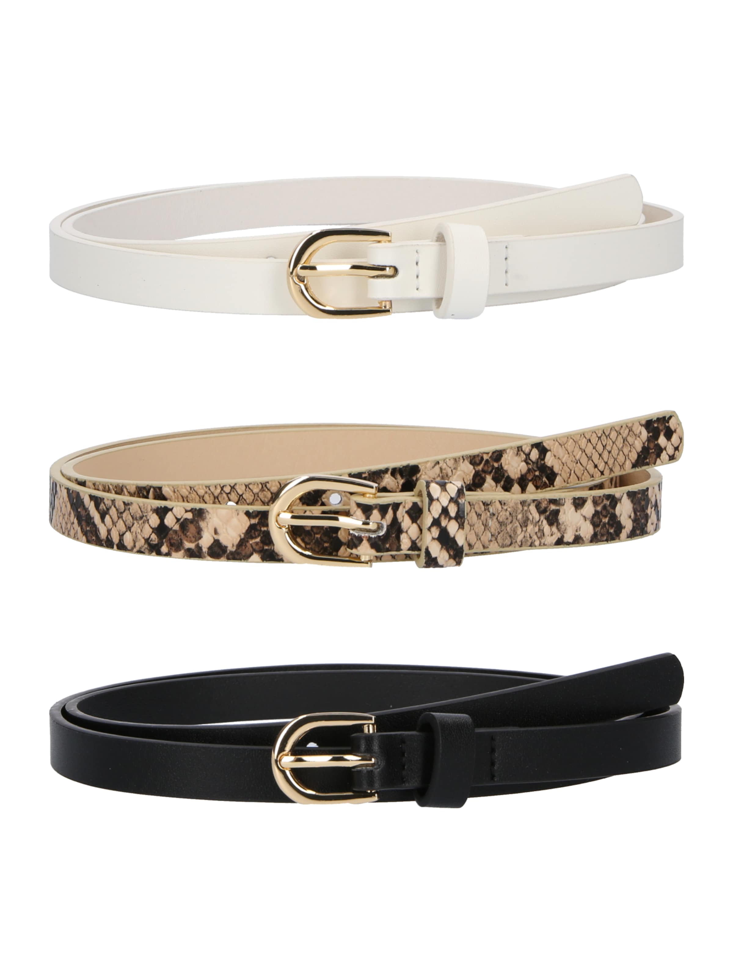 ABOUT YOU Vyö 'Helin' värissä beige / musta / valkoinen, Tuotenäkymä