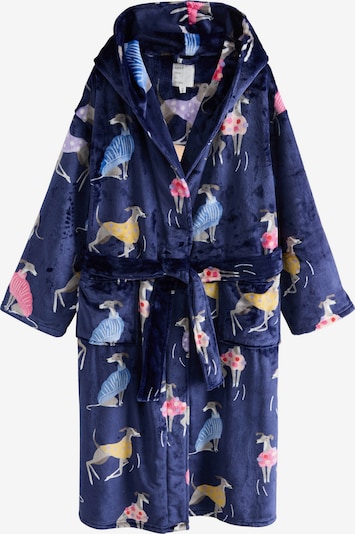 Ilgas vonios chalatas iš Next, spalva – tamsiai mėlyna / šviesiai mėlyna / geltona / rožinė, Prekių apžvalga