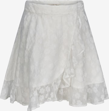 Introvertie VIENNA Rok 'Hamptons Wrap Skirt Mini' in Wit: voorkant