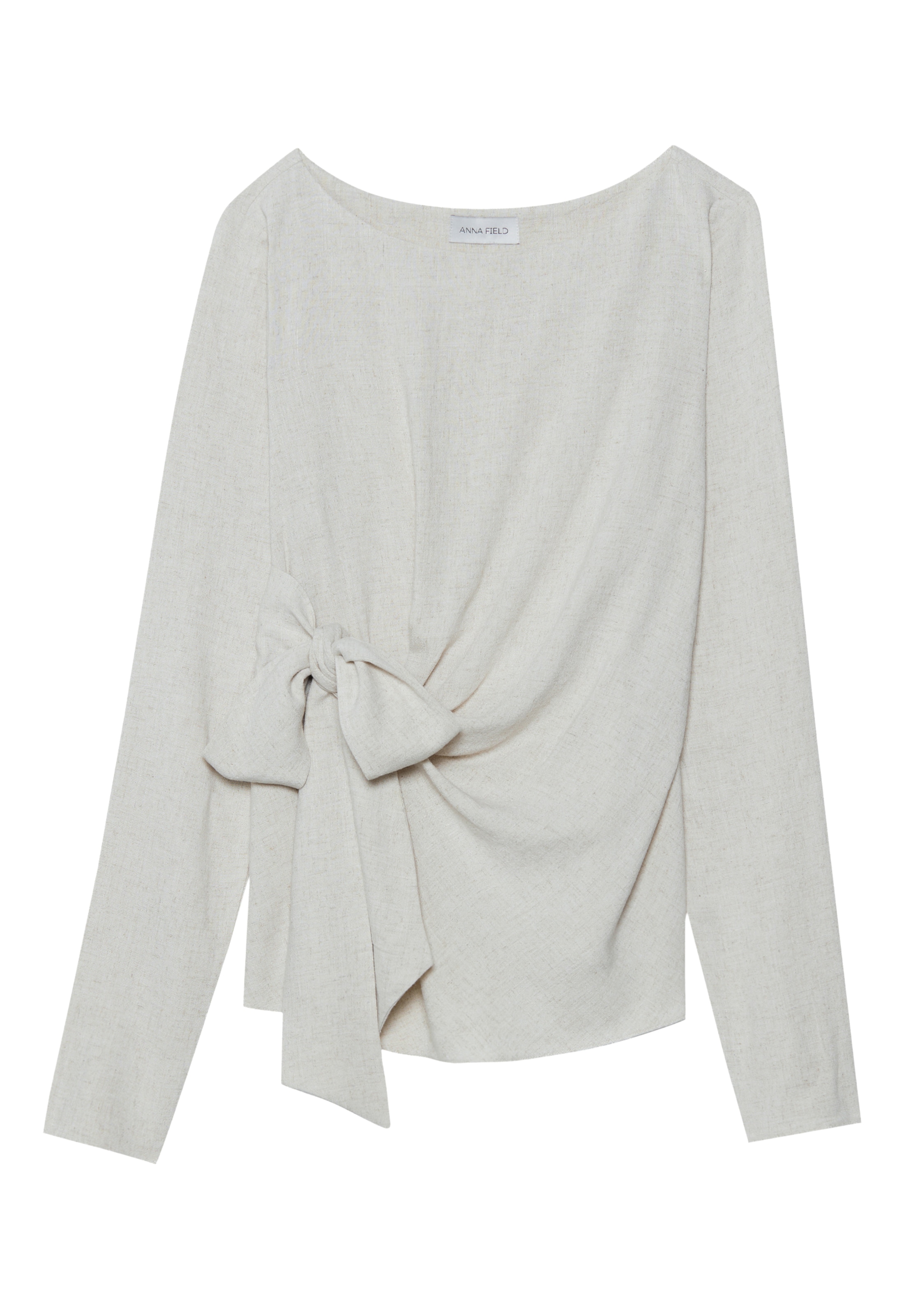 Anna Field Blouse in Beige: front