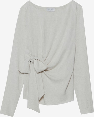 Anna Field Bluse in Beige: Vorderseite