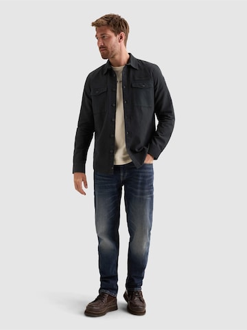 PME Legend Regular fit Overhemd 'Shirt in 100% cotton with chest pockets and badge' in Blauw