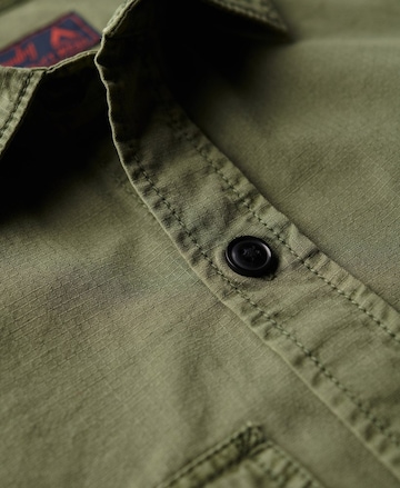 Superdry Regular fit Button Up Shirt in Green