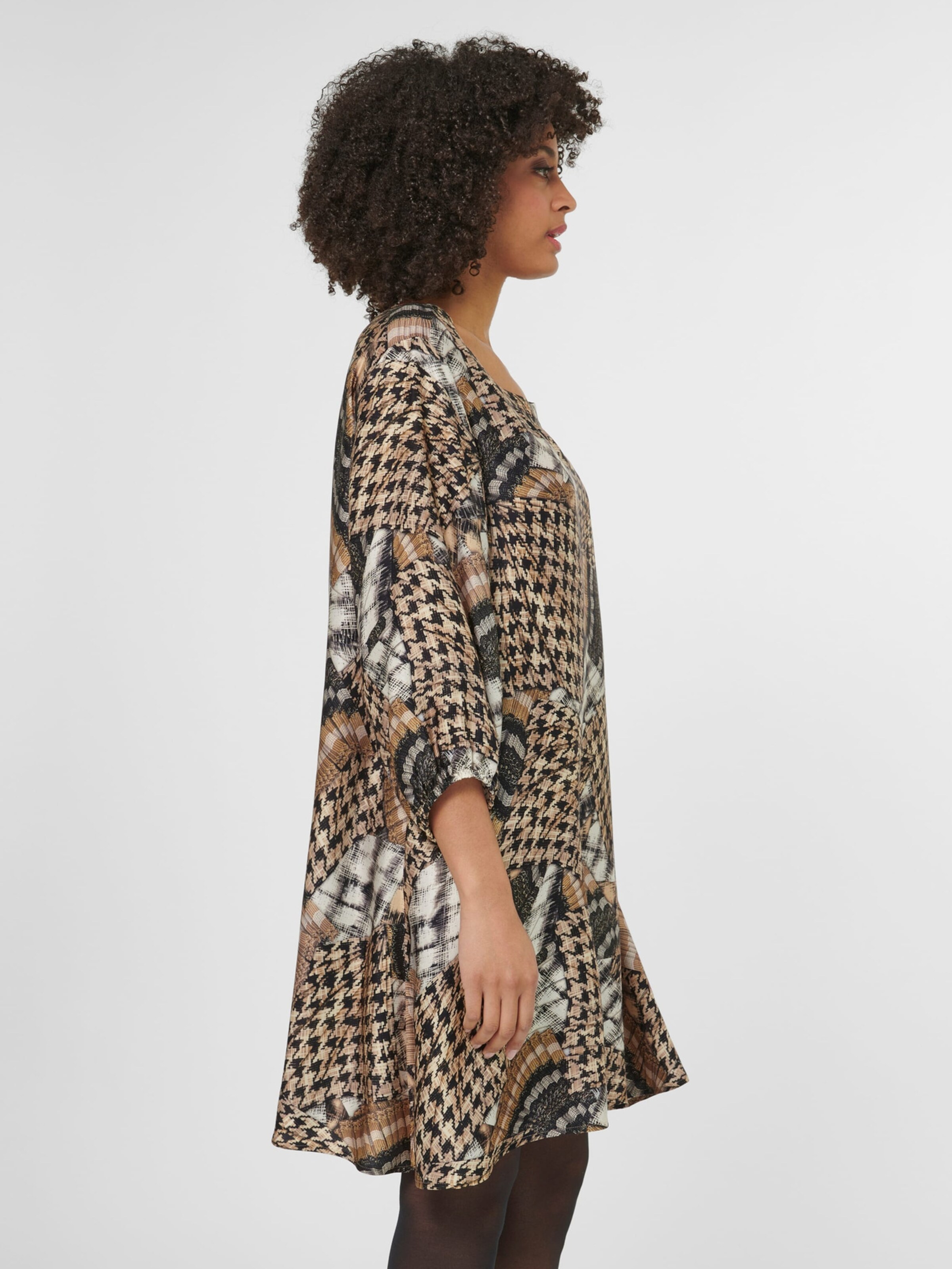 Robe MADELEINE en mélange de couleurs