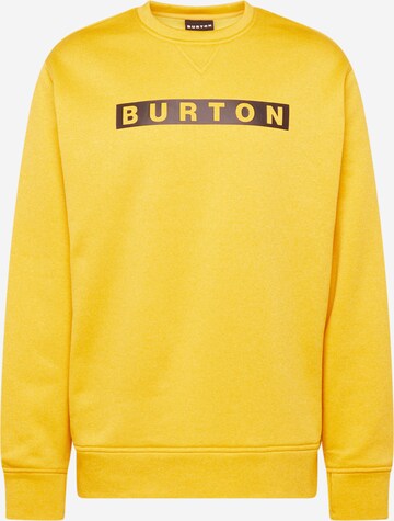 BURTON Sport sweatshirt 'Oak' i gul: framsida