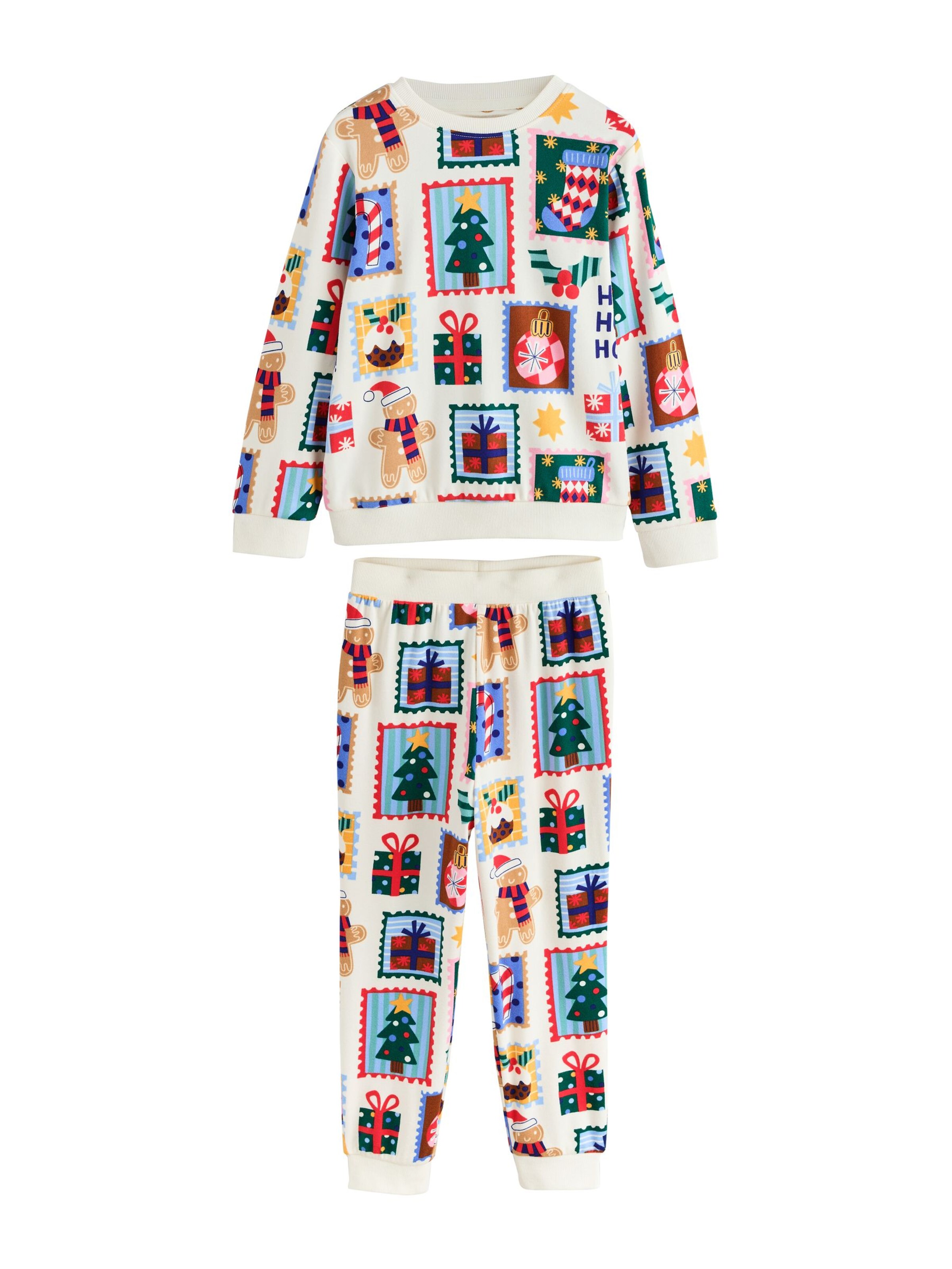 NextPidžama set 'Family Christmas Matching' - bež boja: prednji dio