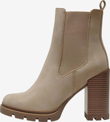 ONLY Chelsea Boots 'BRAVE' in Beige: front
