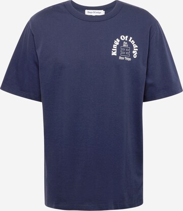 Kings Of Indigo T-Shirt 'SARGON' in Blau: predná strana